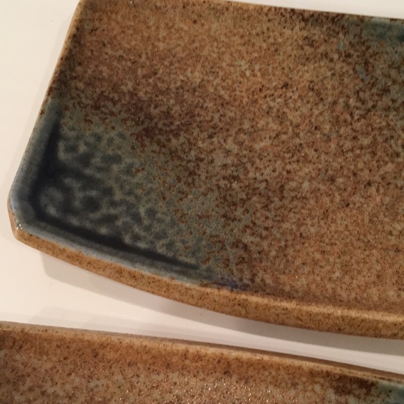 Appetizer Plates Set of Two - 7” x 4.5” - Picture 2 of 5